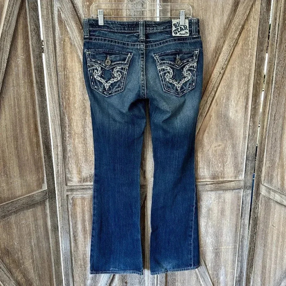 Big Star Casey K Low Rise Boot Cut Jeans - Picture 3 of 9
